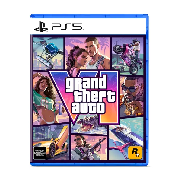 Capa da edição de PS5 do Grand Theft Auto VI