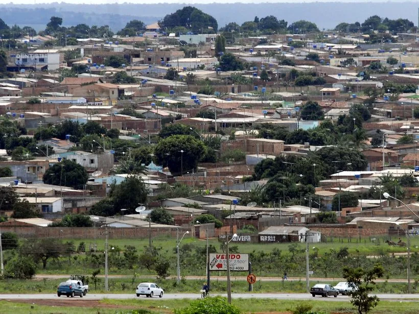 Vista da cidade de Águas Lindas de Goiás