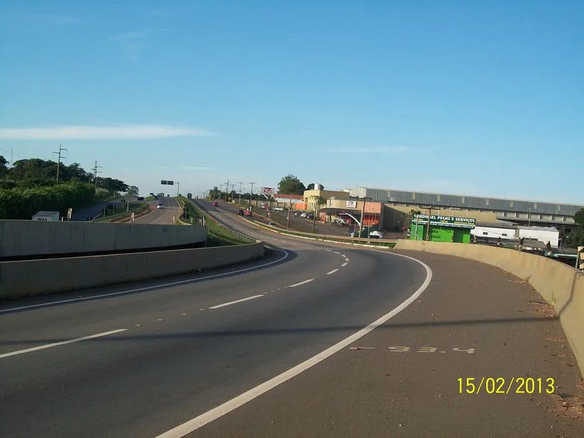 Vista de Anápolis a partir da rodovia BR-153