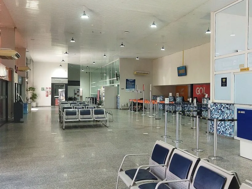 Vista do Aeroporto Dário Guarita em Araçatuba