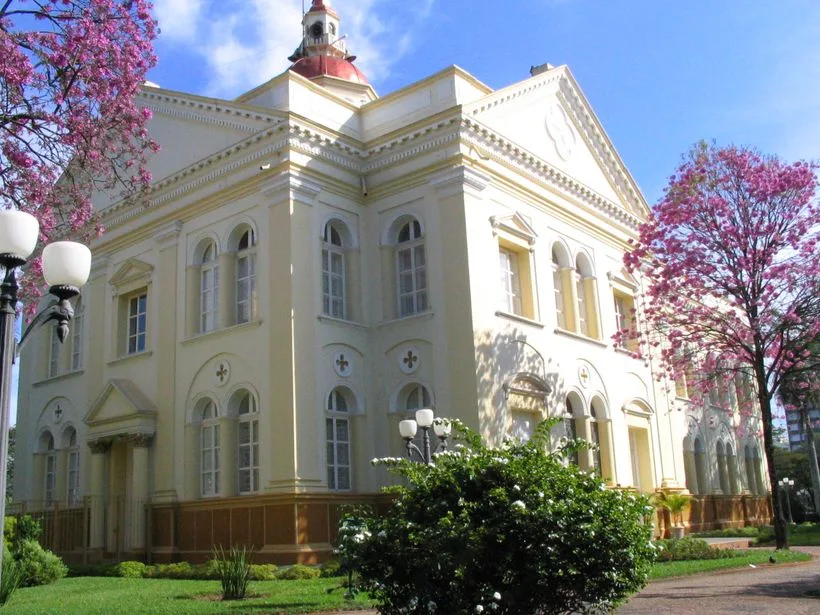 Fachada da Basílica de Nossa Senhora do Patrocínio em Araras