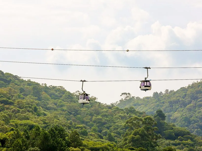 Teleférico do Parque Unipraias em Balneário Camboriú