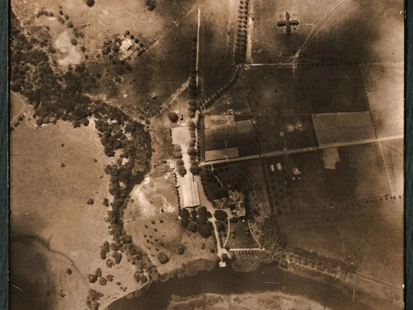 Vista aérea da Granja Progresso em Cachoeirinha