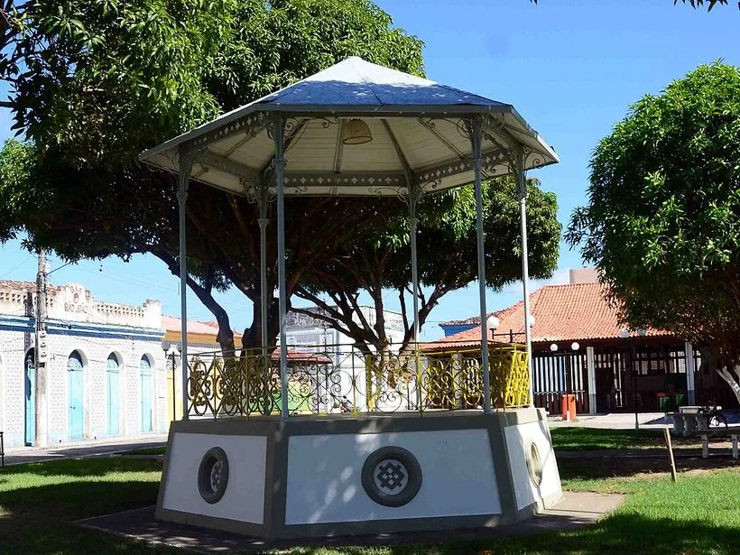 Coreto na praça central de Cametá