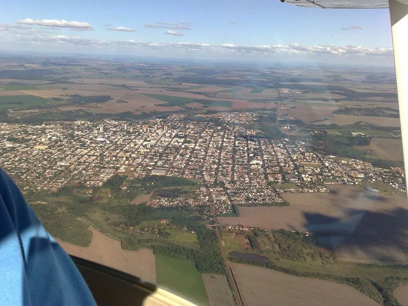 Vista da cidade de Campo Mourão no Paraná