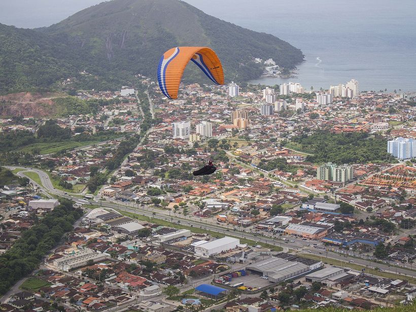 Vista do Morro Santo Antônio em Caraguatatuba