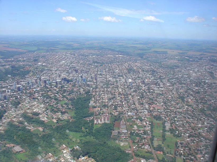 Vista aérea de Cascavel