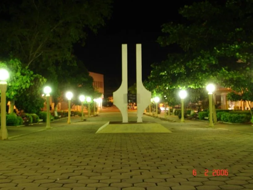 Praça Ferreira Bayma no centro de Codó