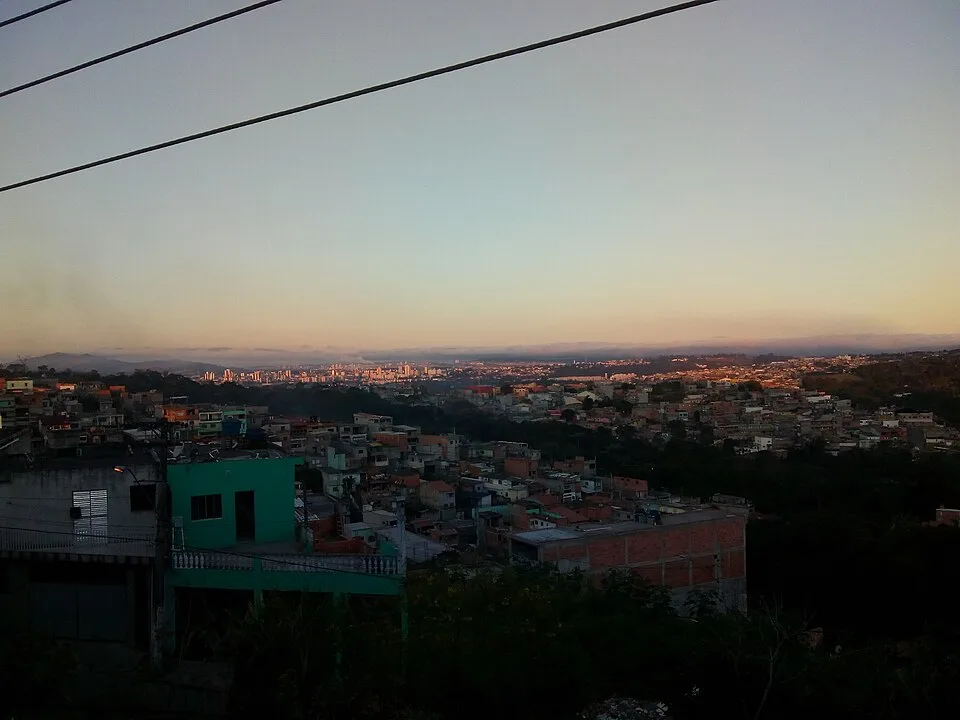 Vista do alto de Ferraz de Vasconcelos