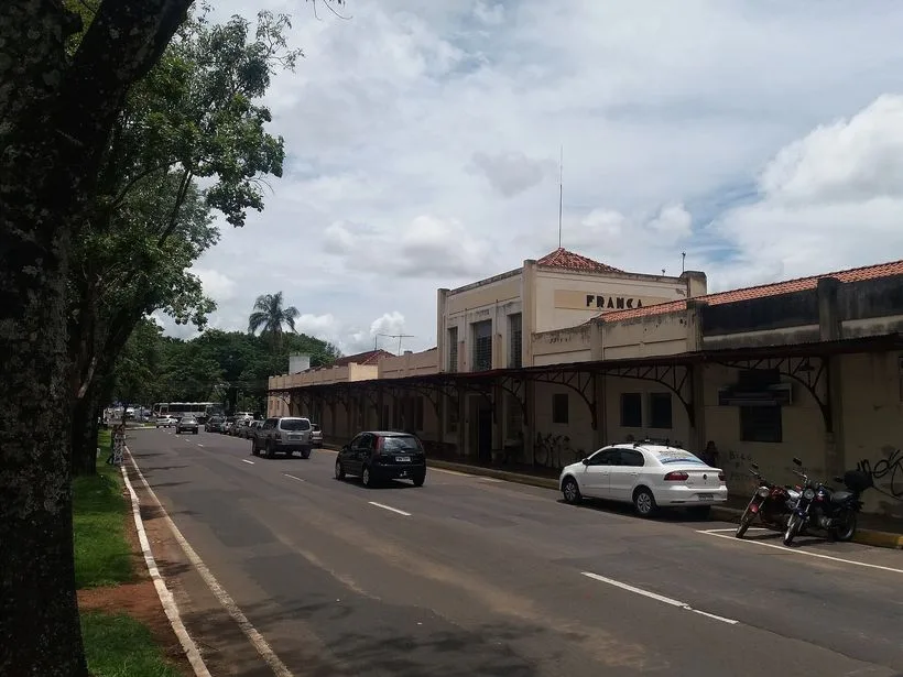 Antiga estação ferroviária de Franca