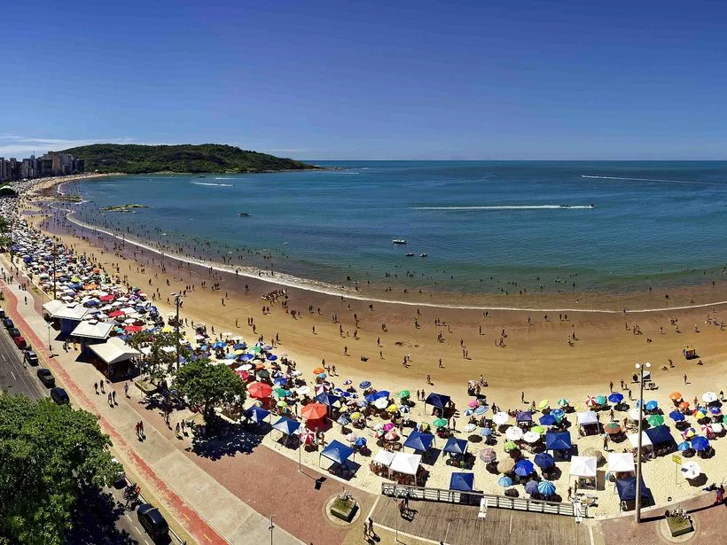 Vista da Praia do Morro em Guarapari