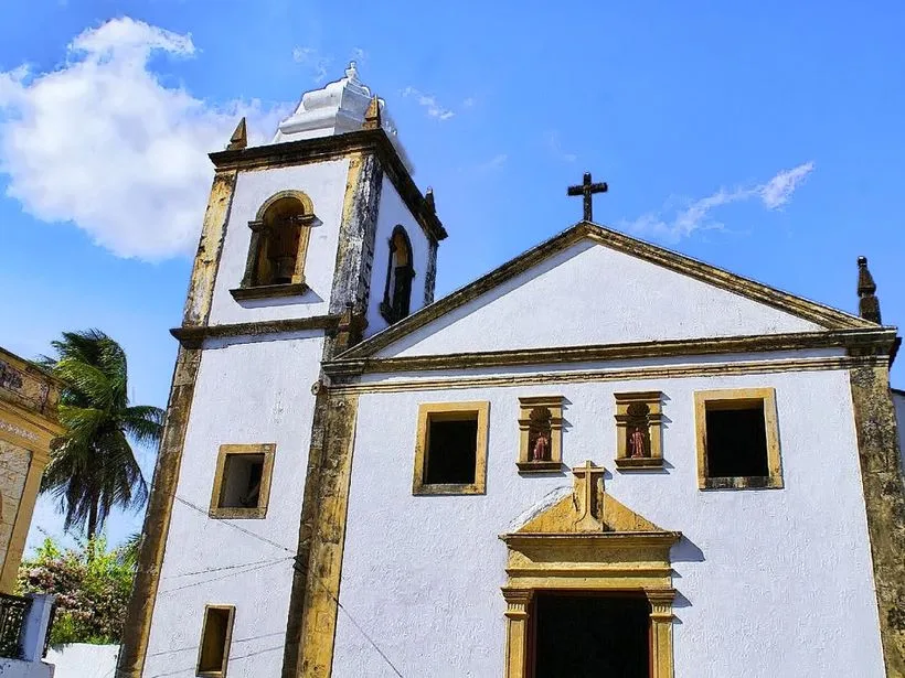 Fachada da Igreja dos Santos Cosme e Damião em Igarassu