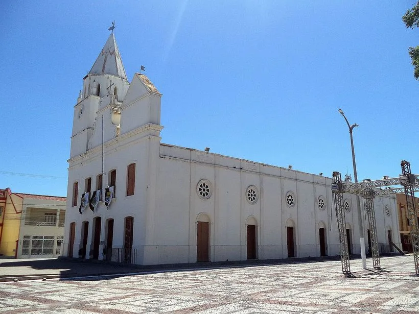 Fachada da Igreja Matriz de Senhora Santana em Iguatu