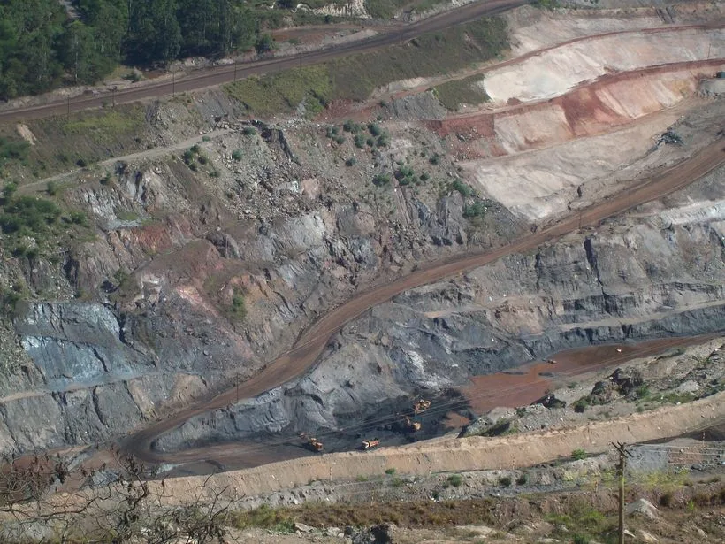 Mina de minério de ferro da Vale em Itabira