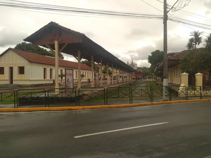 Antiga estação de trem de Jacareí, em São Paulo