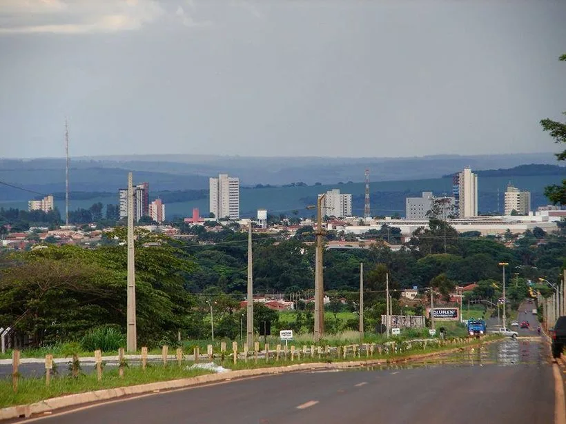 Vista da cidade de Jataí (GO)