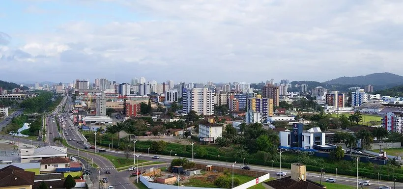 Panorama do centro de Joinville