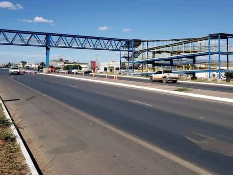Vista de Luís Eduardo Magalhães junto à BR-242