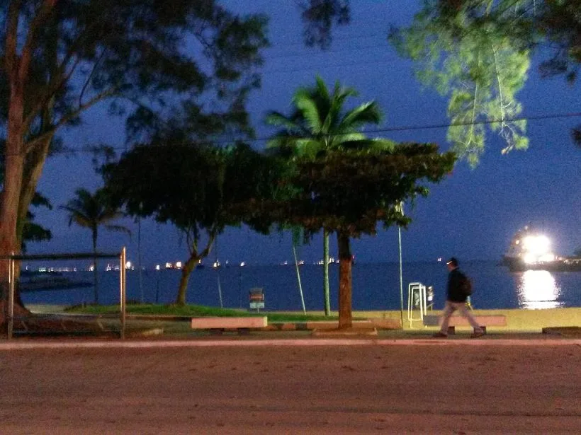 Vista da enseada de Imbetiba em Macaé