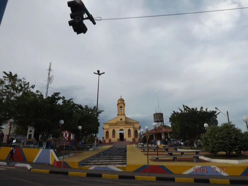 Praça no centro de Manacapuru
