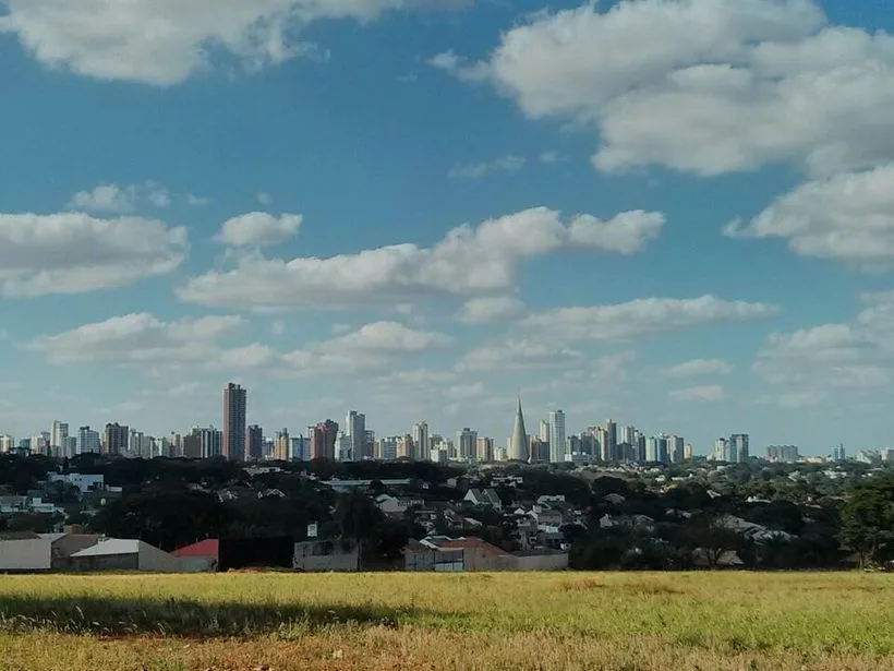Panorama de Maringá com a Catedral ao fundo