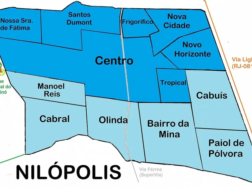 Área urbana de Nilópolis
