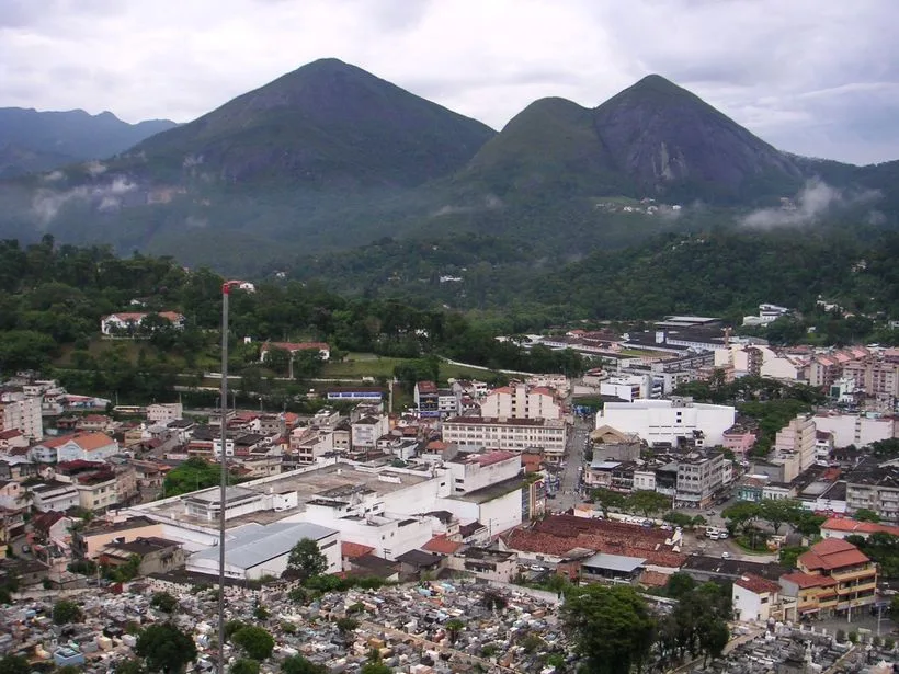 Vista da área central de Nova Friburgo