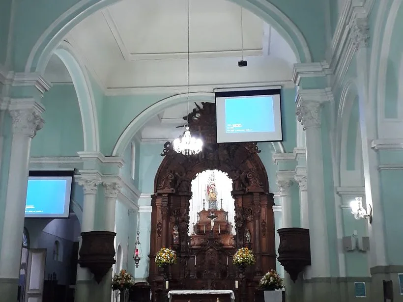 Interior da Igreja Matriz de Nossa Senhora do Pilar em Nova Lima