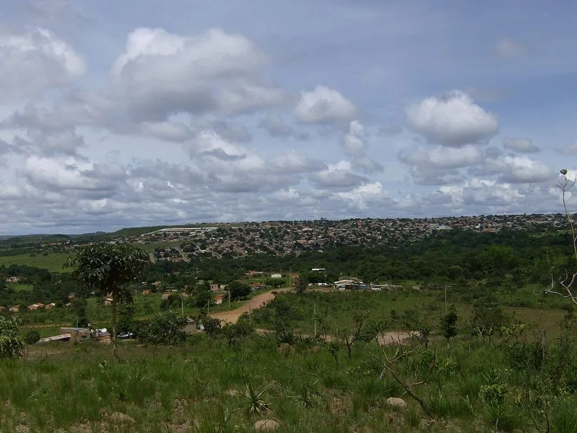 Vista do Lago Azul em Novo Gama