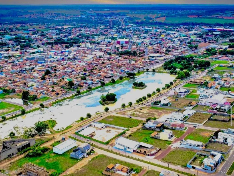 Vista aérea da cidade de Paragominas