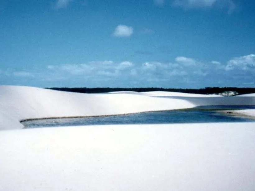 Vista do Delta do Parnaíba com ilhas e manguezais