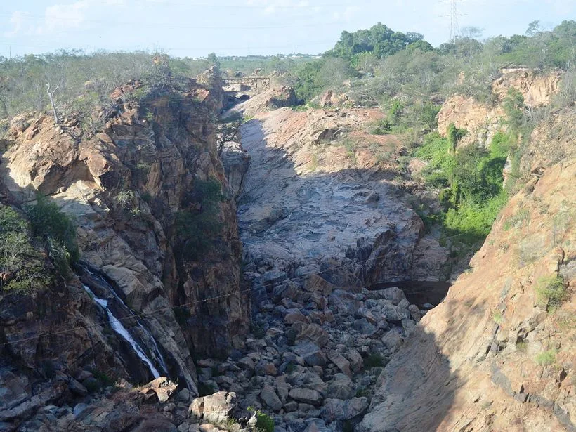 Cachoeira de Paulo Afonso no Rio São Francisco