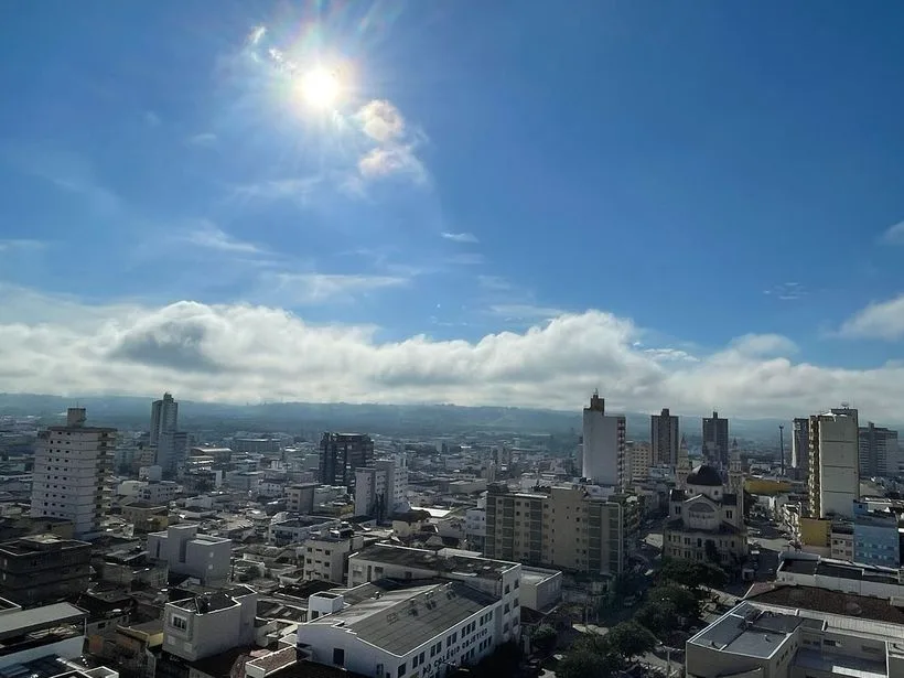 Vista panorâmica de Pouso Alegre no Sul de Minas