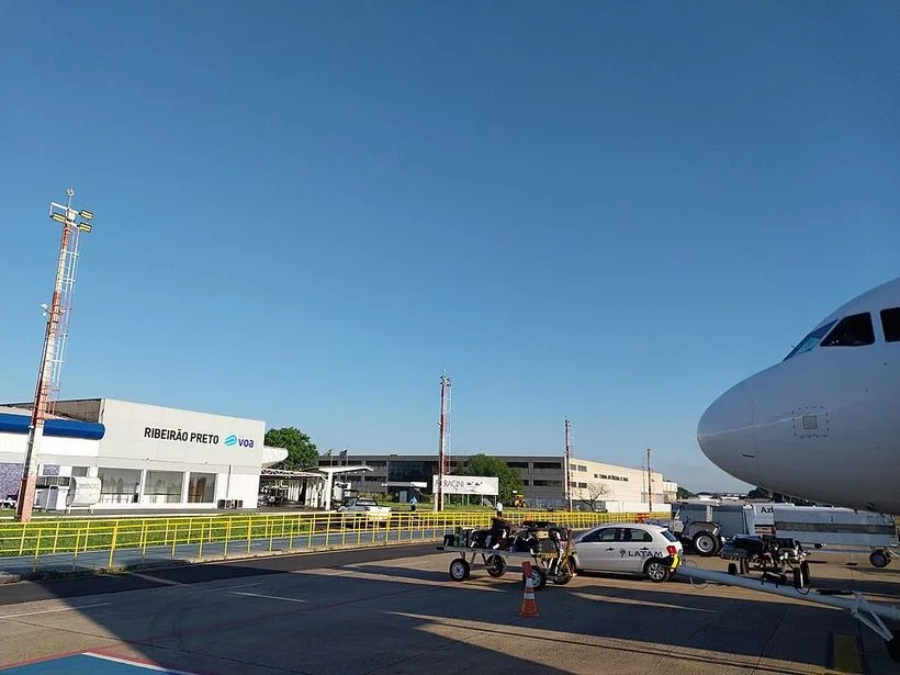 Vista do Aeroporto Leite Lopes em Ribeirão Preto