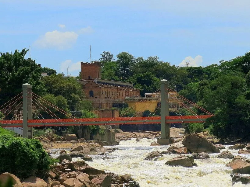 Cachoeira do Rio Tietê em Salto