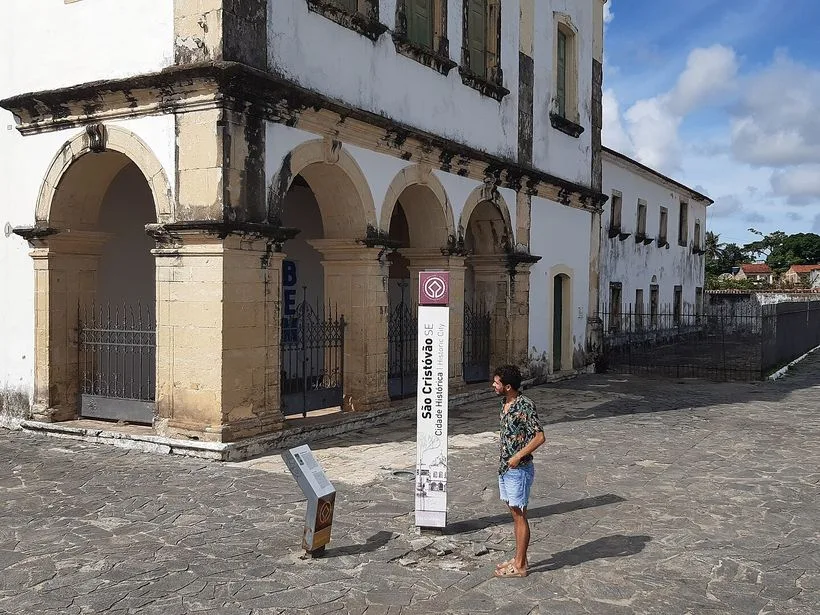 Vista da Praça São Francisco em São Cristóvão, Sergipe