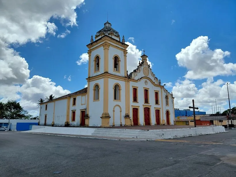 Fachada da igreja matriz de São Gonçalo do Amarante