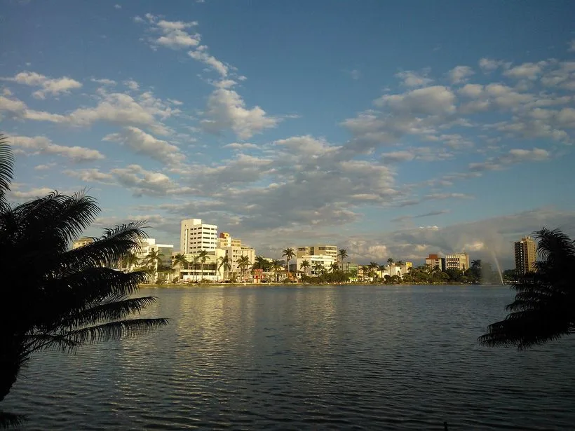 Vista da Lagoa Paulino em Sete Lagoas