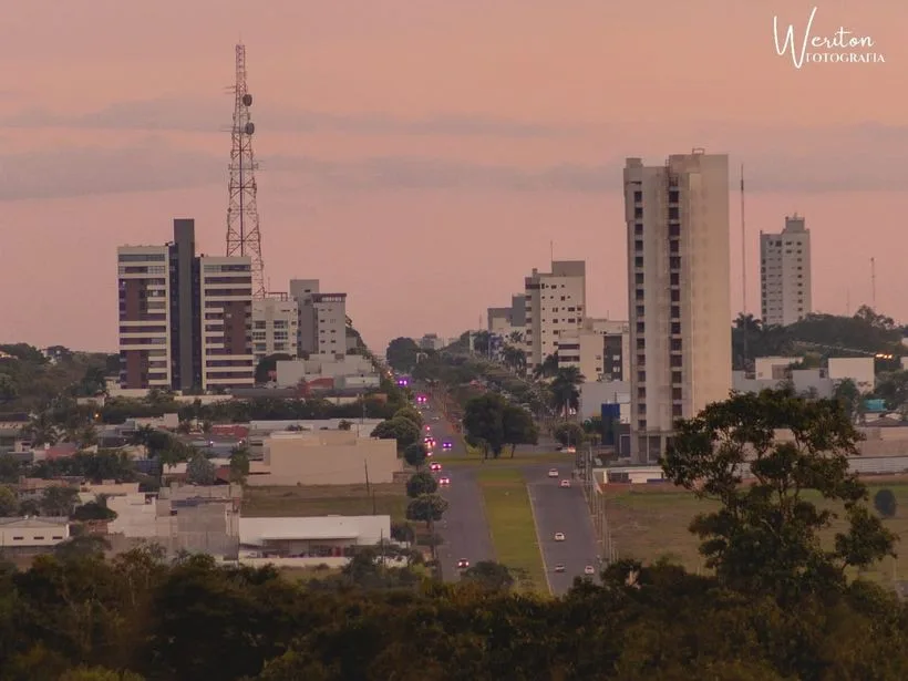 Vista da cidade de Sorriso