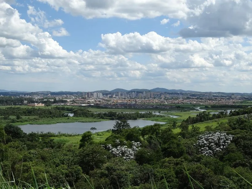 Várzea do rio Tietê em Suzano
