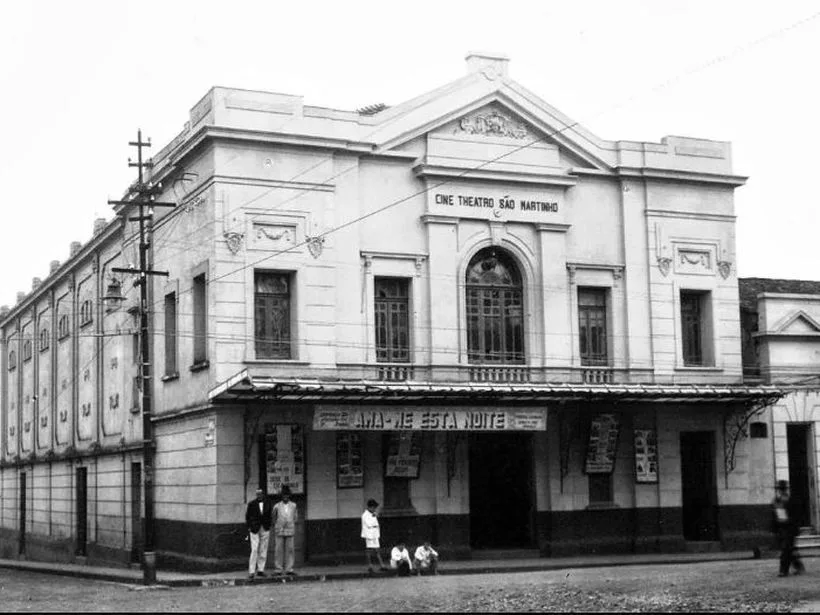 Fachada do Cine São Martinho em Tatuí