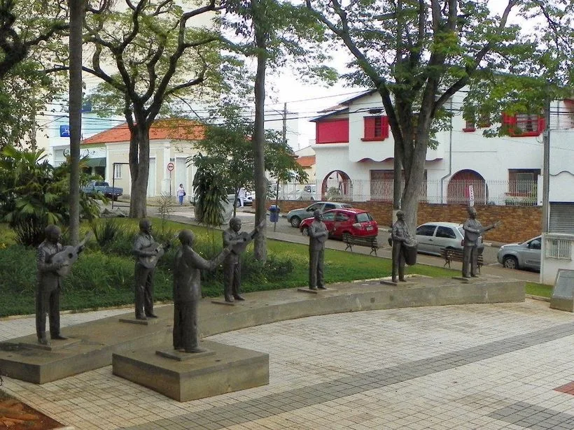 Área externa do Museu Paulo Setúbal em Tatuí