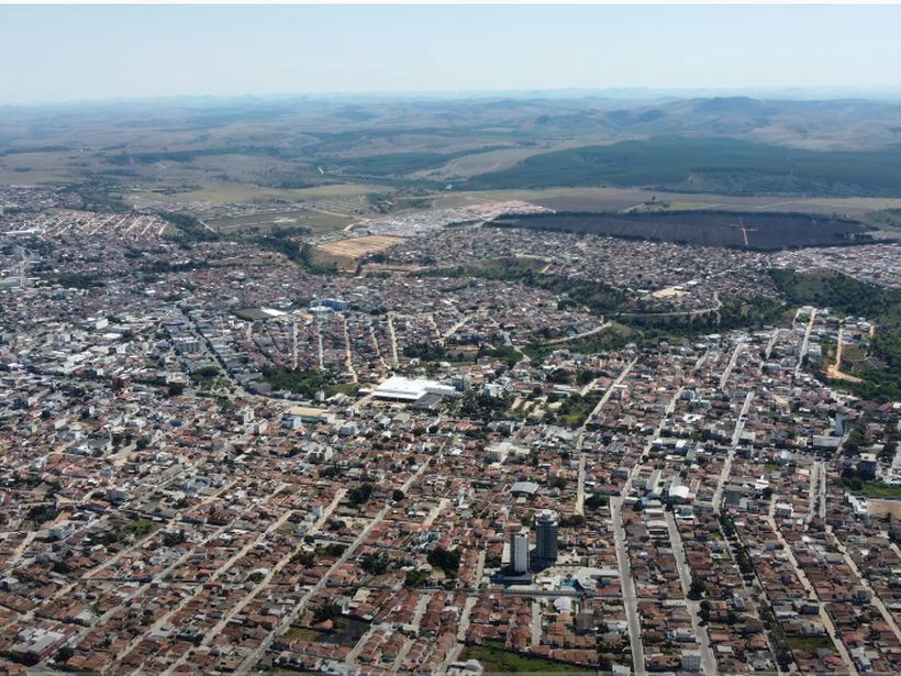 Vista aérea de Teixeira de Freitas
