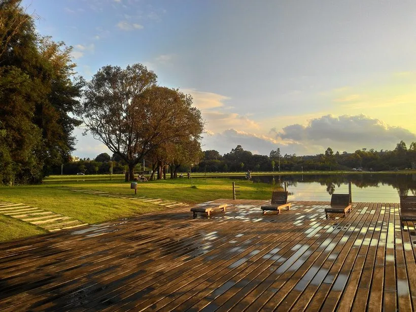Vista do Parque do Povo em Toledo, no Paraná