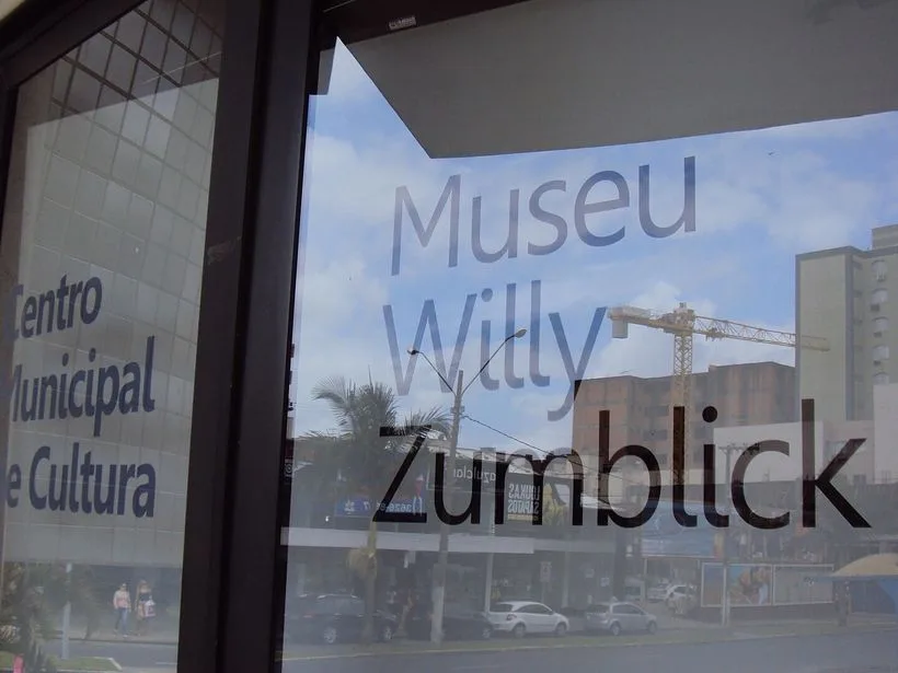 Fachada do Museu Willy Zumblick em Tubarão