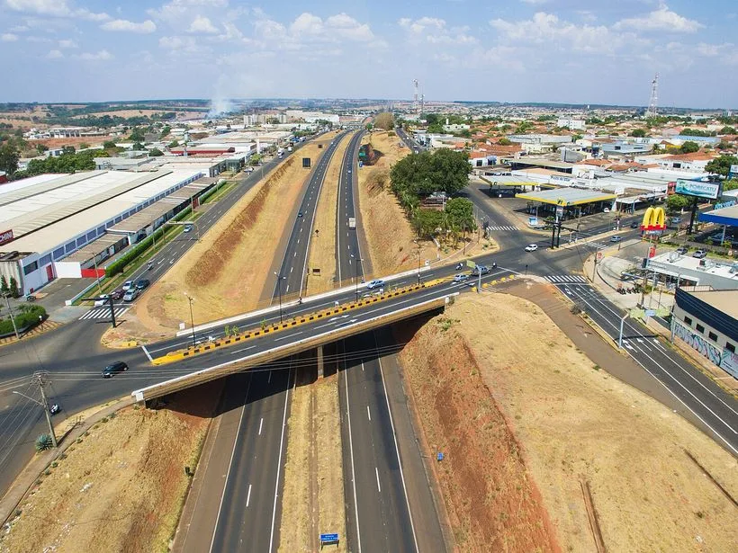 Vista aérea da cidade de Votuporanga