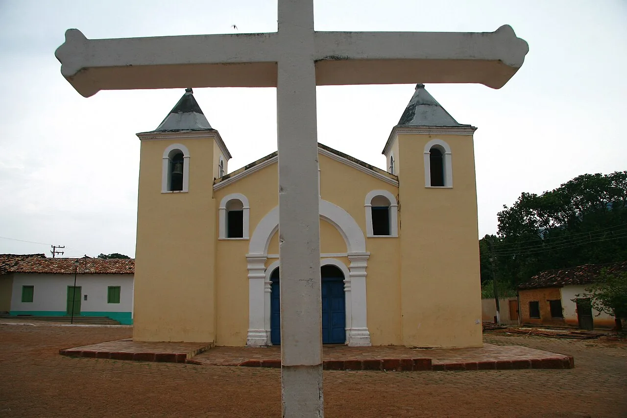 Igreja Matriz no centro histórico de Natividade, no sul do Tocantins, berço colonial da devoção à padroeira do estado